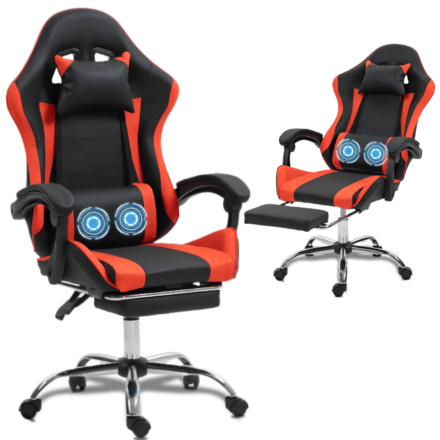 Gaming Chair With Massage Lumb - Massage recension och pris